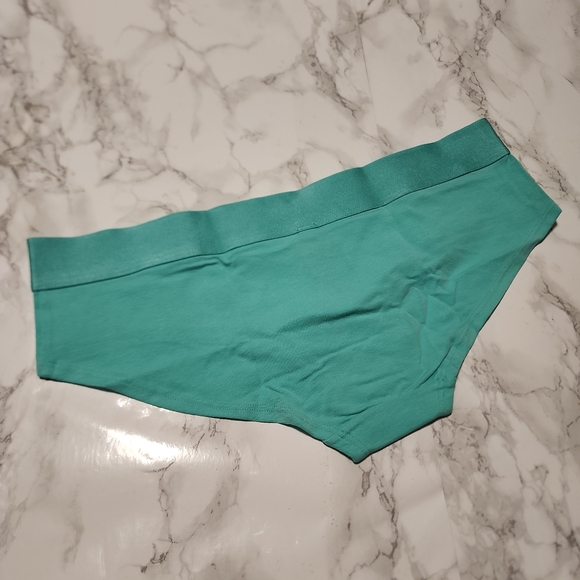 PINK VS LOGO HIPSTER GREEN PANTY - Picture 3 of 7